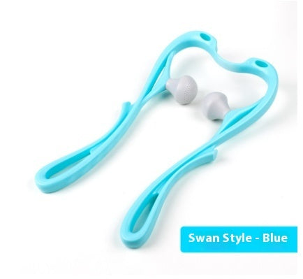 Neck Massager Roller – 6-Wheel Manual Neck & Shoulder Pain Relief Tool (No Batteries Needed)