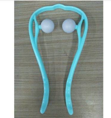 Neck Massager Roller – 6-Wheel Manual Neck & Shoulder Pain Relief Tool (No Batteries Needed)